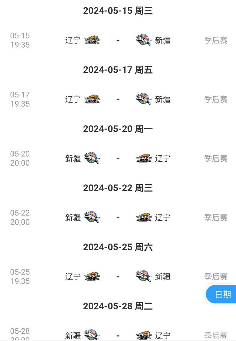 CBA总决赛赛程公布 首战定于5月7日 采用2-2-1-1-1赛制 CBA总决赛赛程公布 首战定于5月7日 采用2-2-1-1-1赛制
